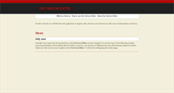 Desktop Screenshot of faviconeditor.com